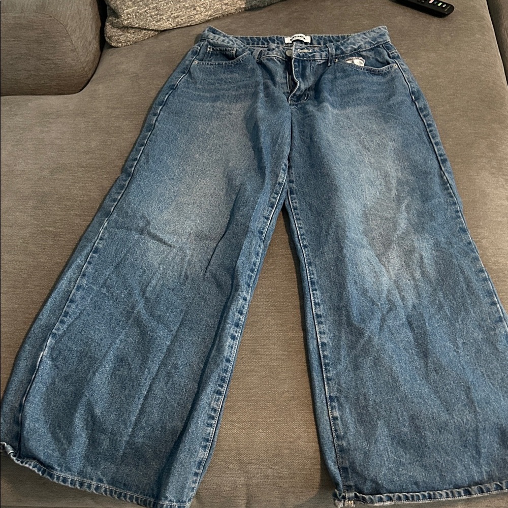 RSQ Blue Wide Leg Jeans